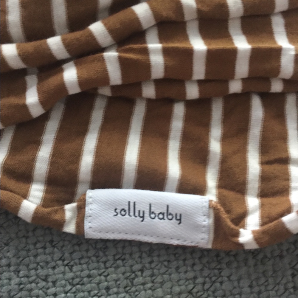 Solly Baby Wrap Camel Stripe